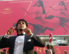 A male actor at Cannes Film Festival.