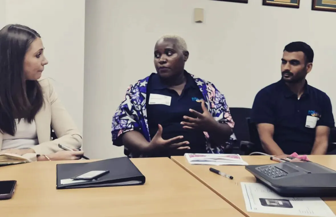 SSI MyQ multicultural youth group in a meeting