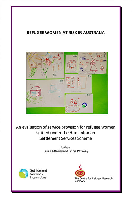 Refugee women at risk in Australia. An evaluation of service provision for refugee women