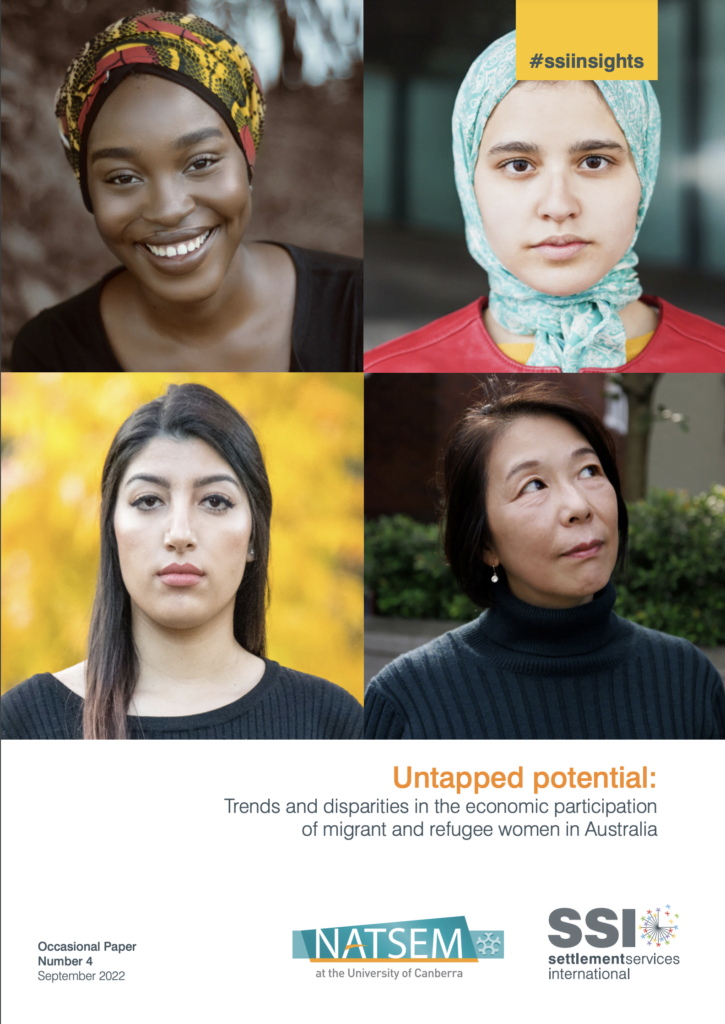 Untapped potential Report Trends and disparities in the economic participation of migrant and refugee women in Australia