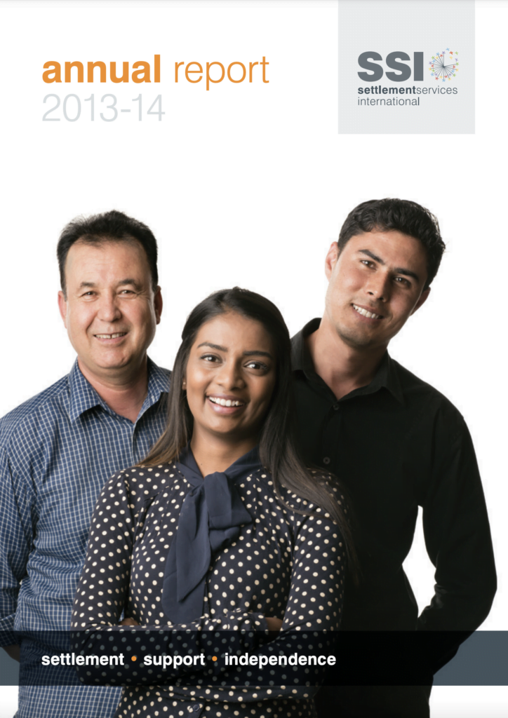 Cover image of the SSI Annual Report 2013-2014