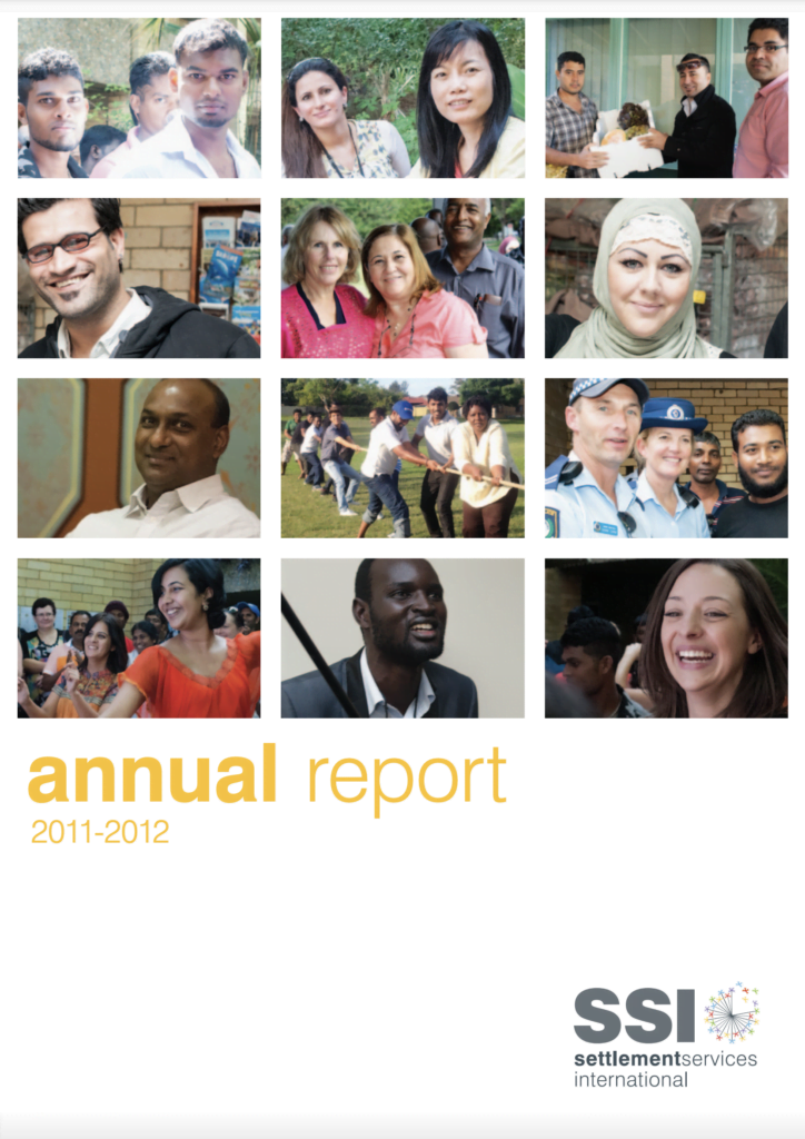Front cover of the SSi Annual Report 2011-2012