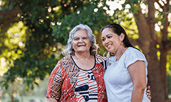 NAIDOC girl and woman
