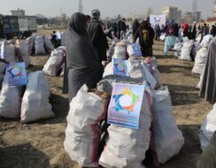 Afghan families receive emergency aid