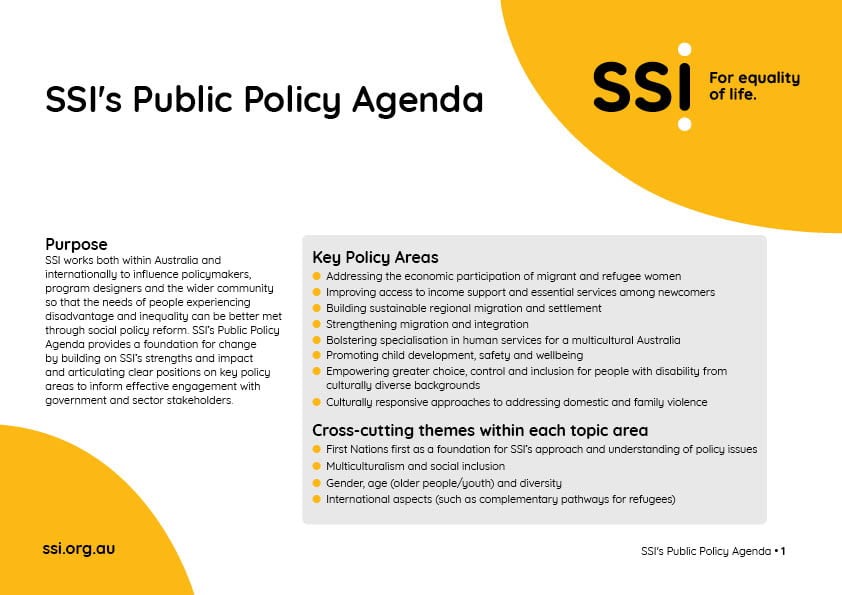 Public Policy Agenda