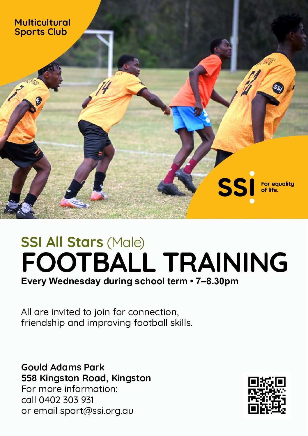 MSC – All Stars Male Football Training