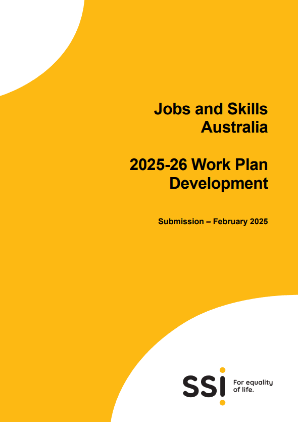 Jobs and Skills Australia 2025-26 Work Plan Development