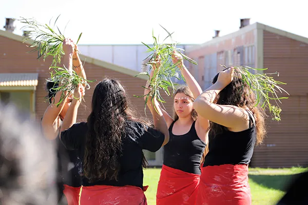 First Nations female dancers