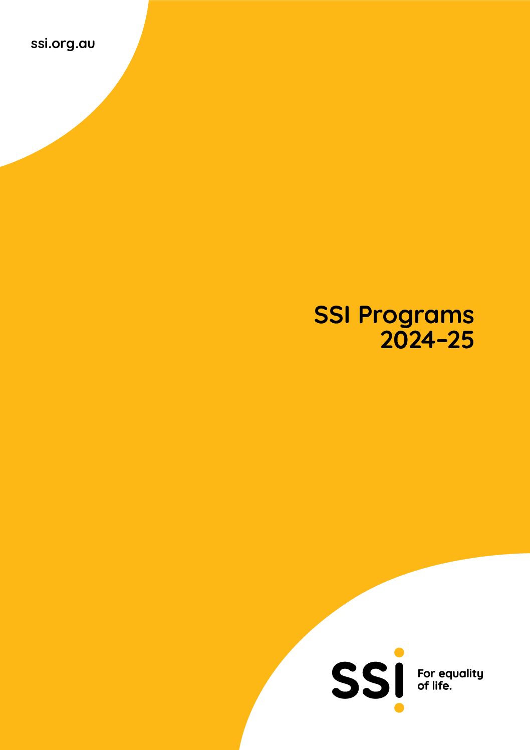 SSI Program List FY25