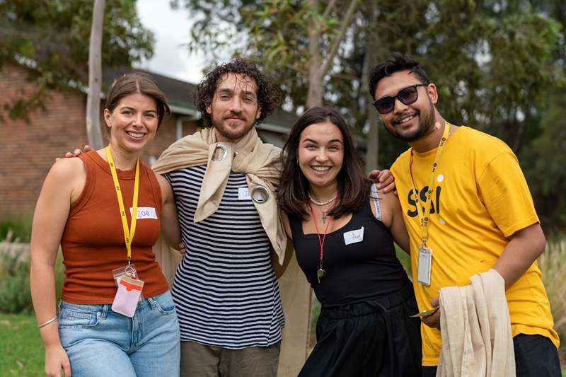 SSI team at kids camp