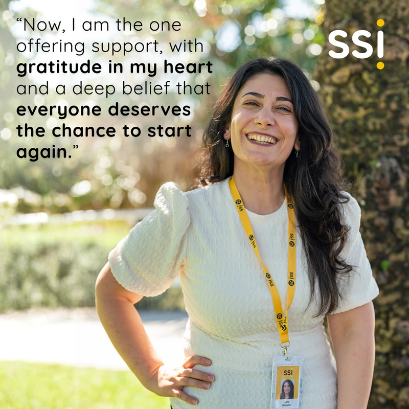 Lara-Carousel-6 "Now, I am the one offering support, with gratitude in my heart and a deep belief that everyone deserves the chance to start again.” For Lara, that’s not just a belief. It’s lived experience.