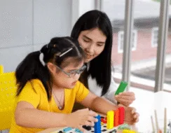 Young SSI disability participant supported with learning