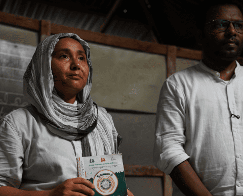 Hafsar Tameesuddin, a Rohingya refugee and APRRN’s Co-Secretary General in Cox's Bazar, world's largest refugee camp.