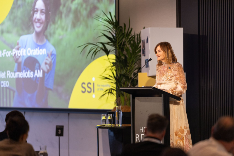 Violet Roumeliotis At NFP Oration